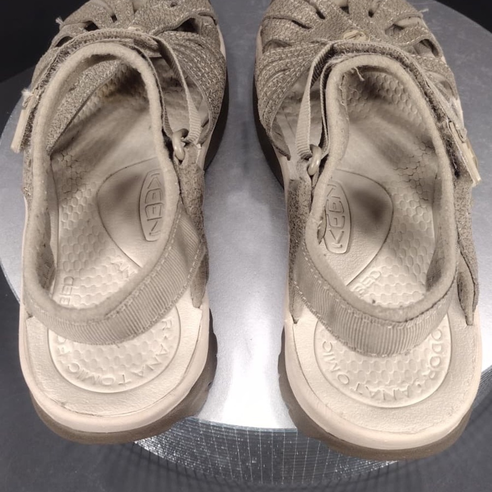 Kenn Stylish Women's Sandals in Tan by size 8.5 pre owned Exellent condition - Picture 12 of 14